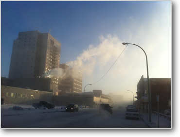 Yellowknife in -40℃